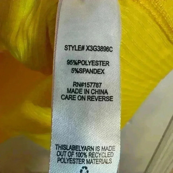 Jolie & Joy Size 1X NWT in Lemon Zest - Picture 3 of 4